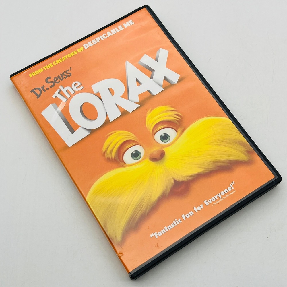 Dr. Seuss' The Lorax DVD 2012 Animated Family Movie Danny DeVito Zac Efron